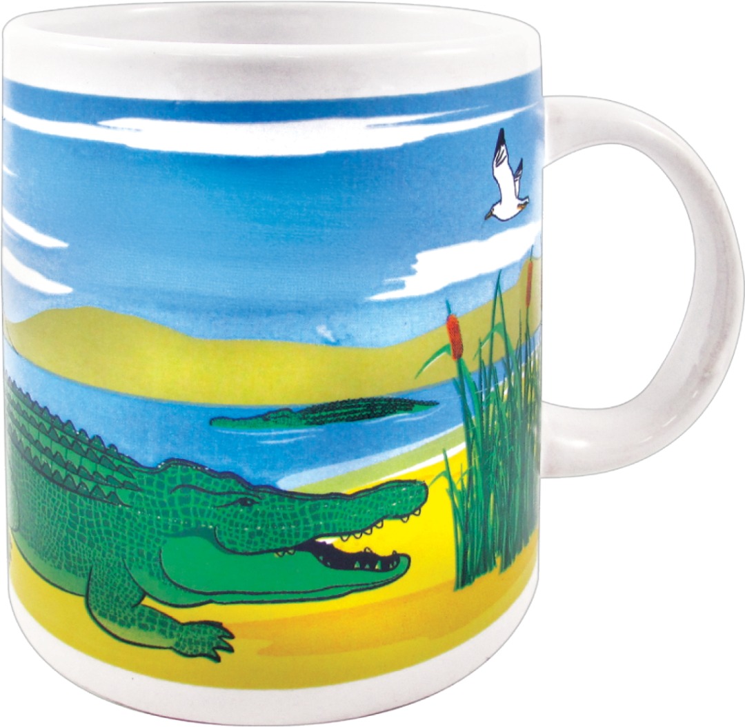Miami Souvenirs MUG ALLIGATOR