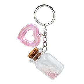 Miami Souvenirs HEARTJAR KEYCHAIN