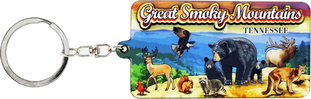 Miami Souvenirs GREAT SMOKY MOUNTAIN KEYCHAIN
