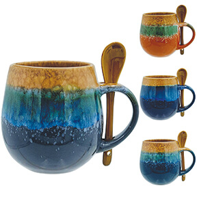 Miami Souvenirs GLAZED SPOON MUG